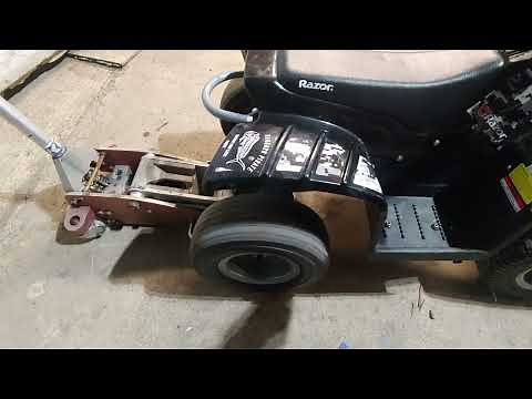 Razor Dirt Quad 24v to 36v milwaukee upgrade.