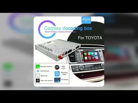 Wireless Carplay Decoder For Modifying Toyota Original Multimedia System wireless Android Auto Rever