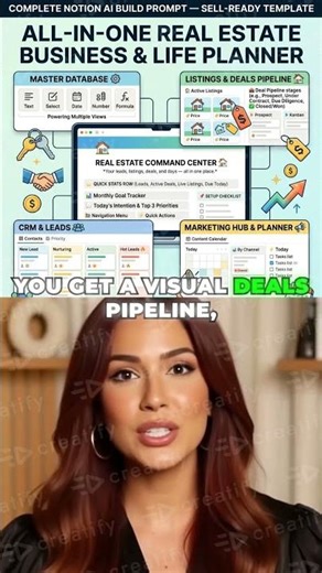 🏠 Real Estate Command Center (Notion Template) — Organize Deals, Clients & Life in One System