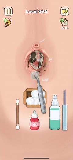 Satistory Tidy Up Level 296 – Belly Button Cleaning (3 Stars)