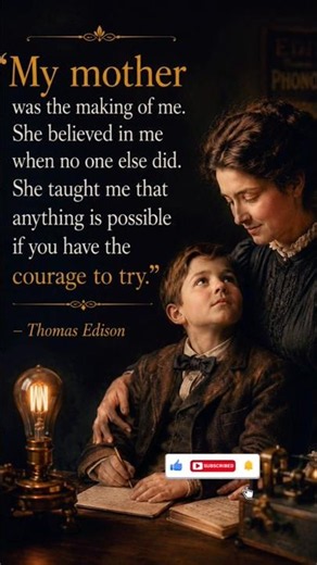 The Mother Who Believed in Thomas Edison | A Powerful Life Lesson