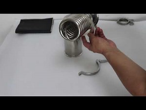 Pure steam sampling condenser