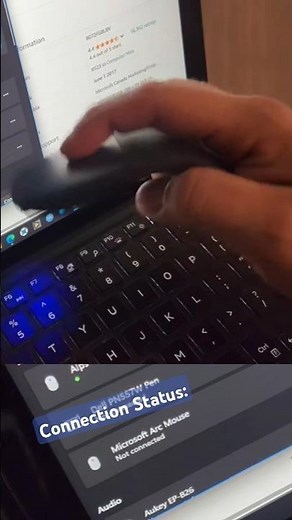Microsoft Arc Bluetooth Mouse - Speed Test #ArcChallenge #tech #Microsoft