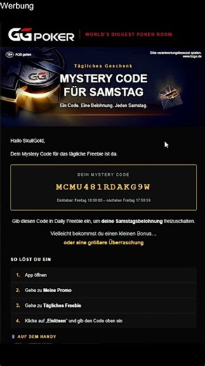 25 CENT täglich GRATIS Das habe ich bei GG Poker entdeckt!