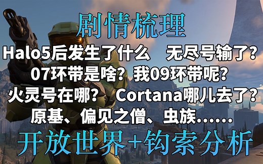 《光环无限 | Halo Infinite》剧情梳理&开放世界、钩索设计分析与展望