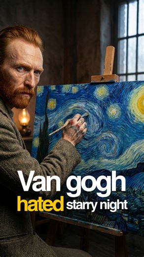 Lore Motion Films on Instagram: "Van Gogh is celebrated as one of history’s greatest artists. But he never knew it. Starry Night hangs in museums, sells for millions, decorates dorm rooms across the world. It’s the painting everyone recognizes. But when Van Gogh created it in 1889, he was broken—mentally, physically, spiritually. He had just mutilated his own ear and voluntarily admitted himself to an asylum in Saint-Rémy-de-Provence, France. From his window, he painted the same landscape over a