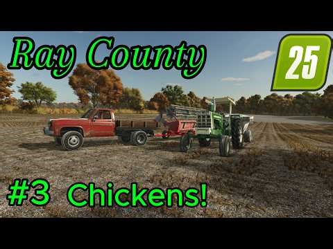 Last bit of harvest! Spreading lime and buying chickens-Ray County Missouri-EP#3-FS25