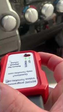 2007 Toyota Tundra keyless entry fob programming attempt