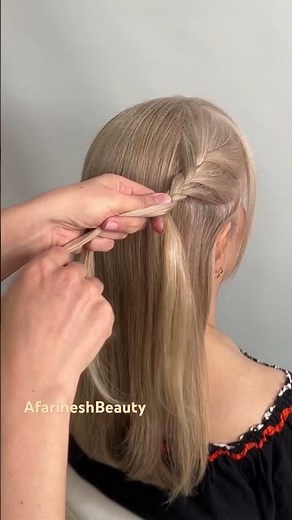 The Easiest Braid Hack for a Stunning Half Updo ✨