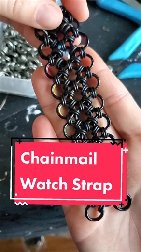 Creating a Unique Chainmail Fitness Band Strap