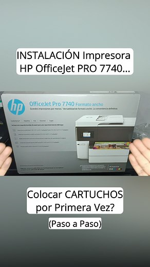 INSTALAR por primera vez Impresora HP OfficeJet Pro 7740? | Leimor Tecnología | Facebook