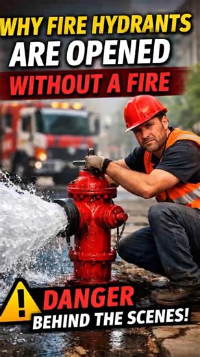 Why Fire Hydrants Are Opened Without a Fire #shorts #shortvideo