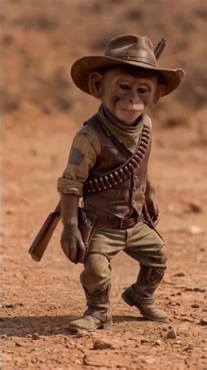 Banduk Chalata Hua Monkey 😱 | Funny Monkey Gun Video | Viral Monkey Meme