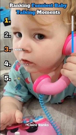 Ranking The Funniest Baby Talking Moments