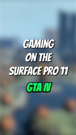 GTA IV (4) - Surface Pro 11 - Snapdragon X Plus 16GB (Full Vid in Channel) #gaming #gta4 #gtaiv