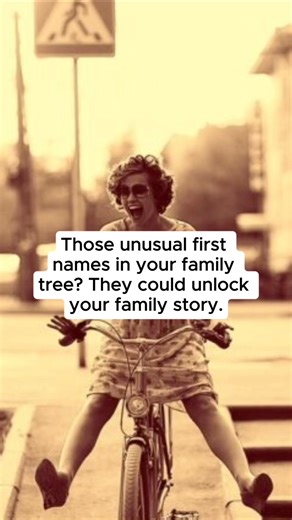 7.8K views · 38 reactions | Ever come across a rare first name in your family tree and wondered what it meant? 類 Unusual names can hold big clues — pointing to places, traditions, or ancestors you never knew about. Start exploring the stories behind the names in your family at myheritage.com. | MyHeritage | Facebook