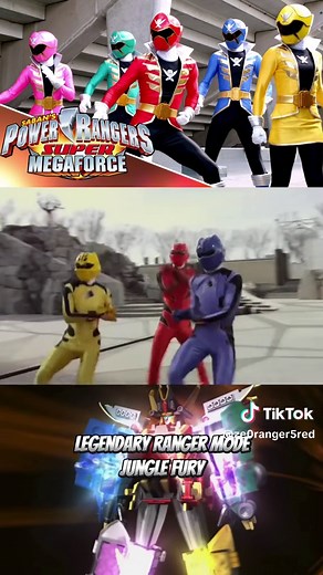 Power Rangers Super MegaForce go Legendary Ranger Mode Jungle Fury with the Help of Casey the Red Jungle Fury Ranger to defeat their latest Monster in “Spirit of the Tiger” #fyp #mega #powerrangers #powerrangerstiktok #supersentai
