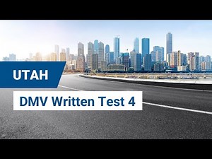 2024 Utah DMV Written Test #4