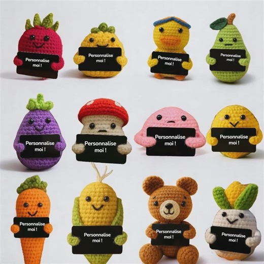 14 Customizable Crochet Plush Toys