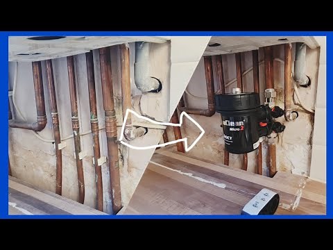 How to install a Adey Magnaclean Micro 2. Full installation guide on fitted combi boiler