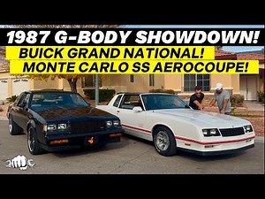 1987 G-BODY SHOWDOWN! Buick Grand National & Monte Carlo SS Aerocoupe!