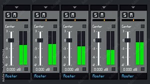 4K Equalizer Animation - Loop