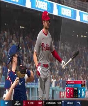 PHI: Tre Turner Home Run to Left Field Highlights I #mlbtheshow25gameplay