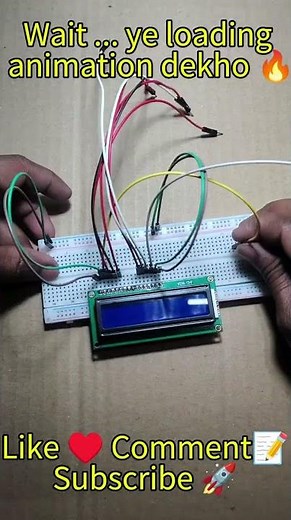 🔥 Smooth Loading Intro Video | Creative LCD Project🚀 #arduino #diy #short