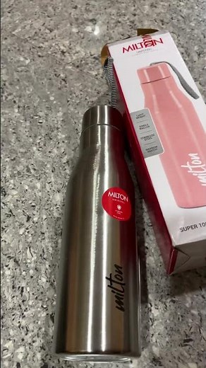 Stainless Steel Water Bottle Review & Unboxing | Best Steel Water Bottle for Fridge #shorts #bottle