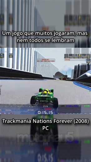 Você se lembra desse jogo? Trackmania Nations Forever de 2008! #trackmania #trackmanianationsforever #trackmaniaunitedforever #pcgaming #trackmaniaclips