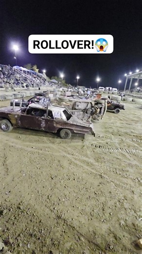First one of the weekend! #demolitionderbyclips #deadmanderby #motorsport #demolitionderby #derby #rollover | Demolition Derby Clips