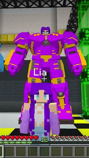 Moni and Lia in Iron Man suits #minecraft #game #gaming