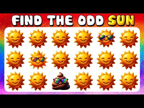 🌴😆 Spot the ODD Summer Emoji ☀️ | Fun Emoji Quiz Challenge | Quiz Lion