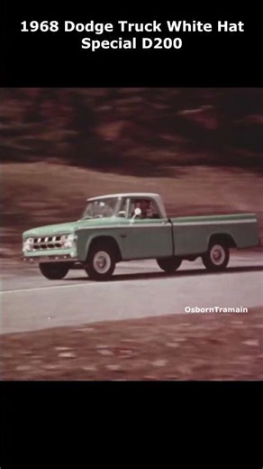 1968 Dodge Truck D200 White Hat Special Commercial #dodge #truck #commercial #publicite #propaganda