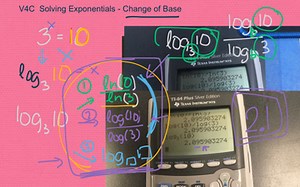 V4C Solving Exponential Equations Algebraically | Educreations