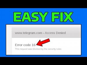 This Request Was Blocked by the Security Rules Error Code 15 in Windows