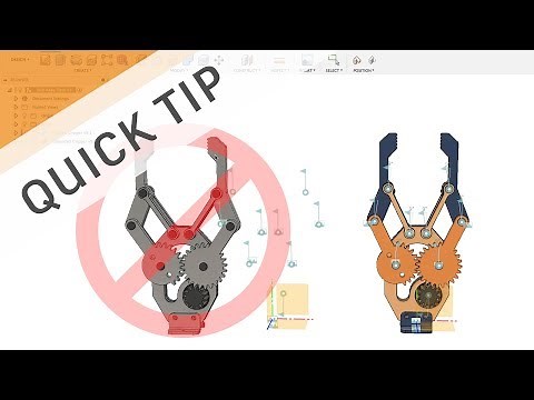Autodesk Fusion 360 | Quick Tip: Ground Joint or As-Built Joint?
