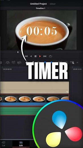 How to Create Timer in DaVinci Resolve