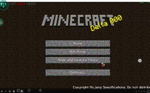 我的世界Delta0.0.0。