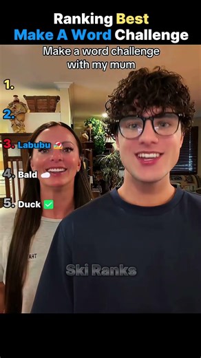 Ranking The Funniest Make A Word Challenge moments 😂 #shorts #wordchallenge #couplegoals #comedy