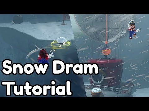 Super Mario Odyssey - Snow Dram - Advanced Strategy Tutorial