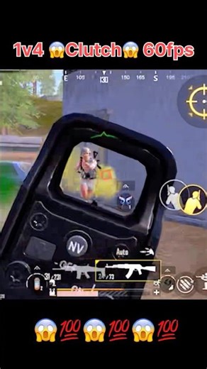 #1v4clutch #bgmishorts #gaming #trendingshorts