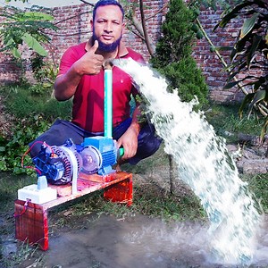 I Make Free Water Pump No Need Electric Power with a Car Alternator | Rana Craft