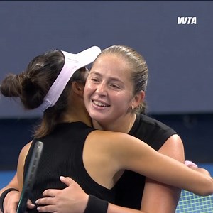 Into the final four ✅ Su-Wei Hsieh 夢遊寫真人謝淑薇/Jelena Ostapenk make it into the Beijing doubles semifinals with a 6-4, 6-3 win over Mihalikova/Nicholls. #2025ChinaOpen | WTA