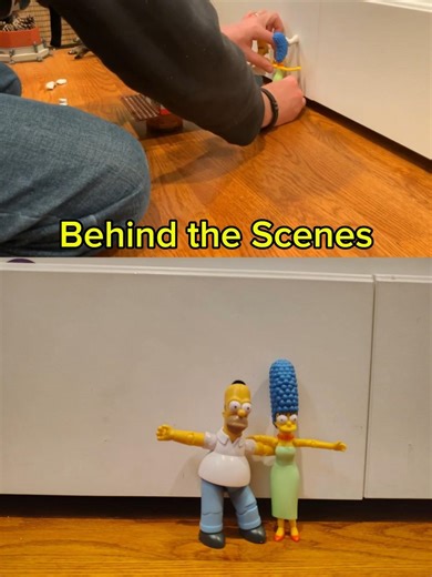 Behind the Scenes Dirty Dancing Homer & Marge ‎⁨‪@JAKKSPacific‬ The Simpsons Stop Motion