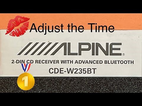 Set the Clock on Alpine Car Radio