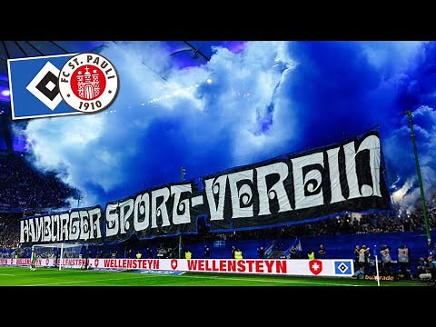 HSV vs. St. Pauli: Fanmarsch, Choreo & Pyroshow | Hamburger SV - FC St. Pauli 0:2