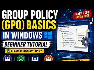 Group Policy (GPO) Basics in Windows | Beginner Tutorial