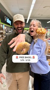 FREE BAGEL!! 🚨 You're welcome 🫶 Check in at the Saving Station to get your FREE Stop & Shop Pick-Your-Own Bagel today! Limited while supplies last! Now till Jan 15th! | Stop & Shop