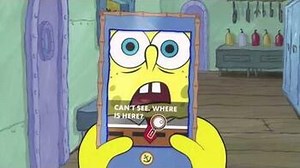 SpongeBob SquarePants - SpongeBob Checks His Snapper Chat